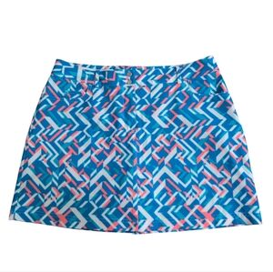 Slazenger Skort, Skirt Shorts, Golf, Patterned, Women's Size 10